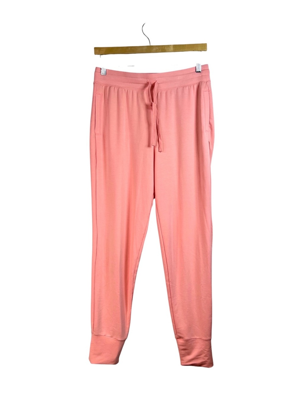 Fabletics Pink High Waisted Joggers Pants Size M Athletic Gym Loungewear
